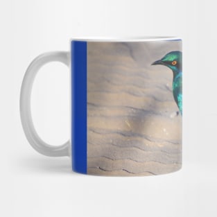 African Blue Starling Bird Mug